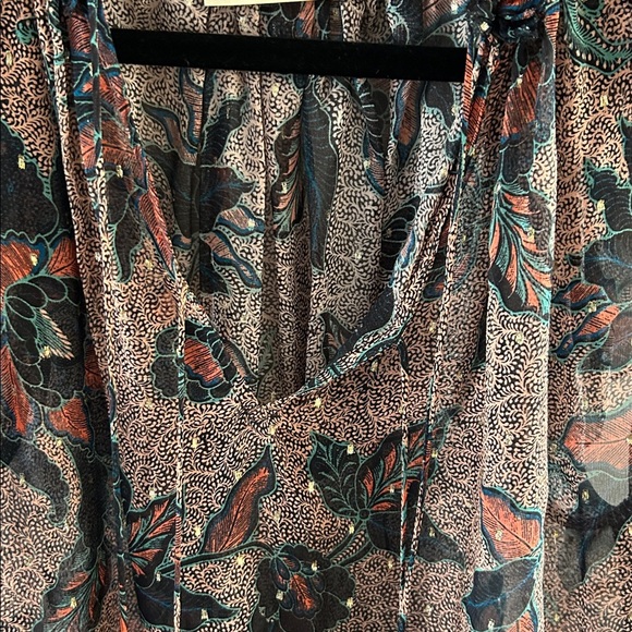 Ulla Johnson Marilyn Top Coral Floral - Picture 6 of 11